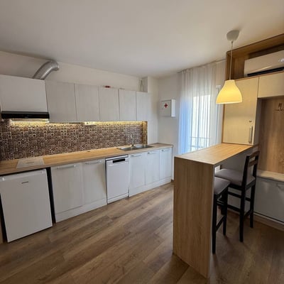 Аренда просторной, двухэтажной, 3-комнатной квартиры, 80 м², центр Белграда, Сербия